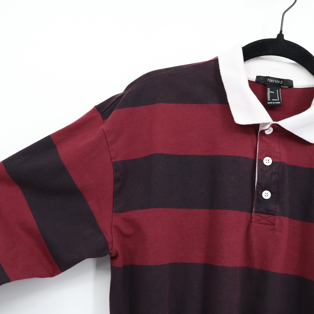 New York Striped Polo‎ Crop Top Women S Red Blue Preppy Academia Old Money Chic - Picture 6 of 13